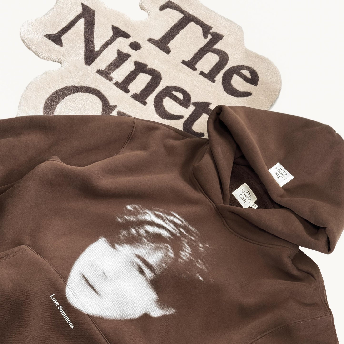 LOVE SUMMONS HOODIE / BROWN