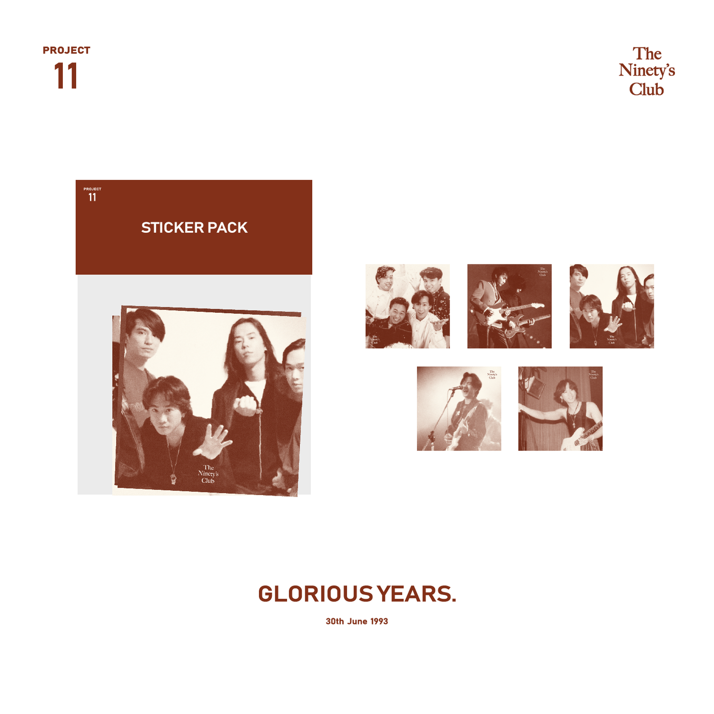 PJ11 - GY / STICKER PACK