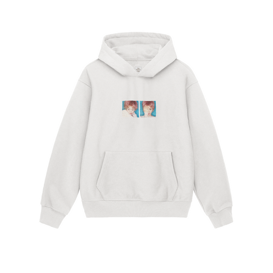 FAYE BOX HOODIE / WHITE