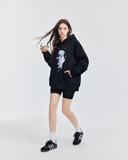 LOVE OF THE PAST HOODIE / BLACK