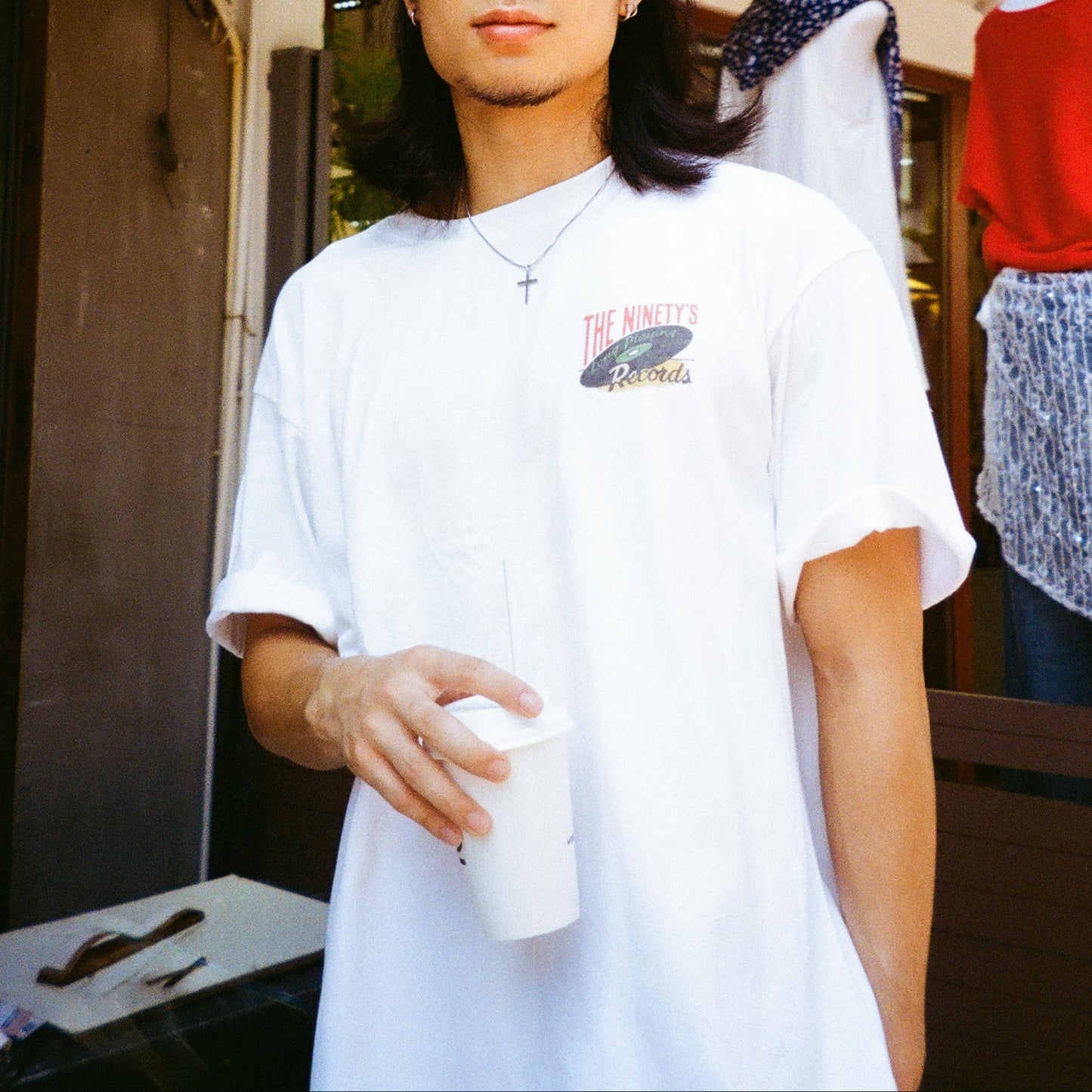 FAYE VINYL TEE / WHITE