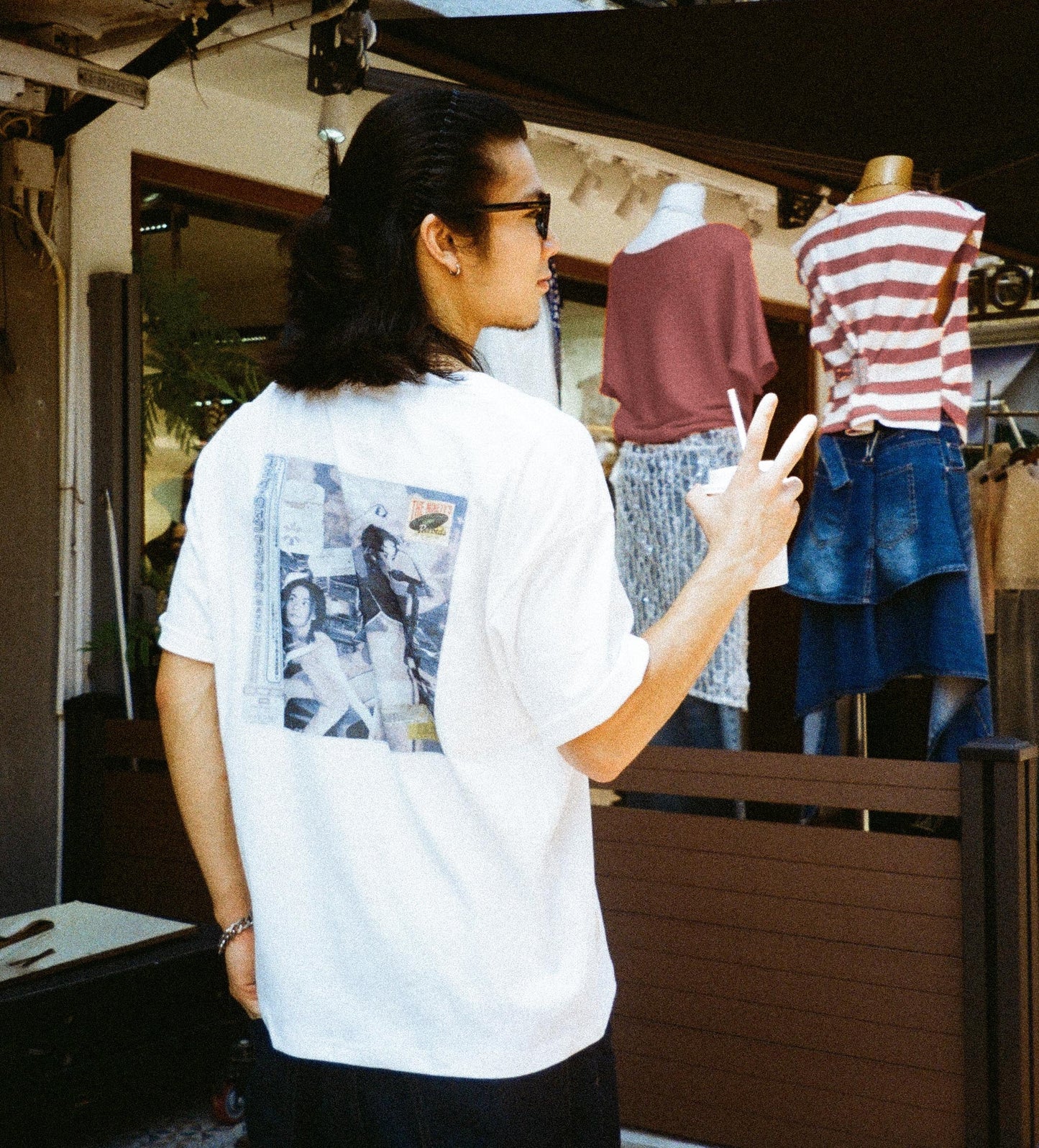 FAYE VINYL TEE / WHITE