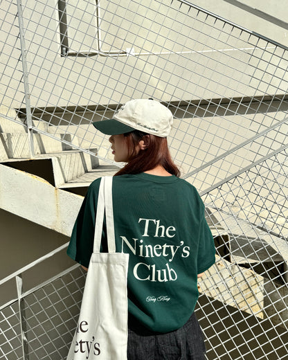 TWO TONE CLUB CAP / GREEN & WHITE