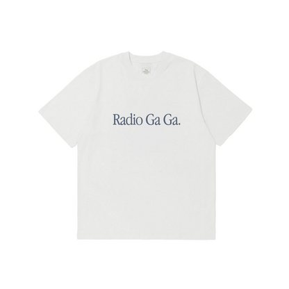 RADIO GA GA TEE / WHITE